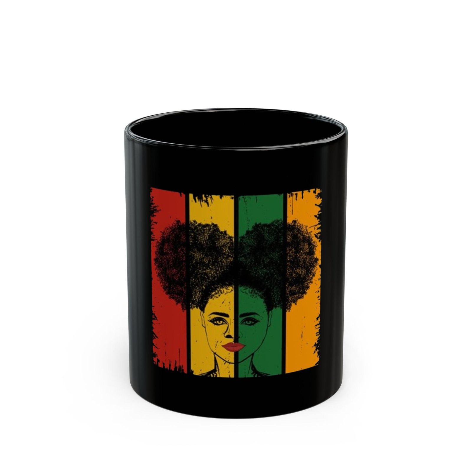 Reggae Music Rasta Jamaica Black Mug (11oz, 15oz)