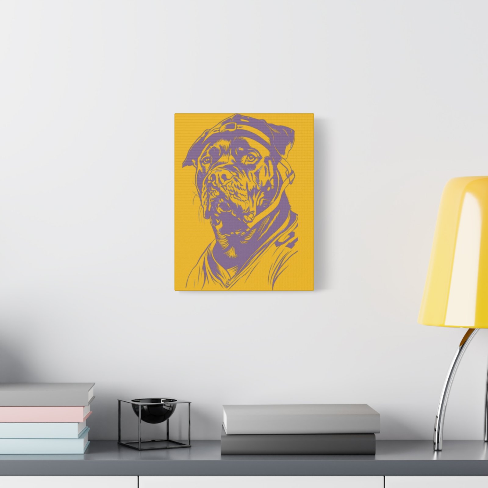 Rottweiler Rotty Dog Art Canvas Print - Modern Home Decor - Image 3