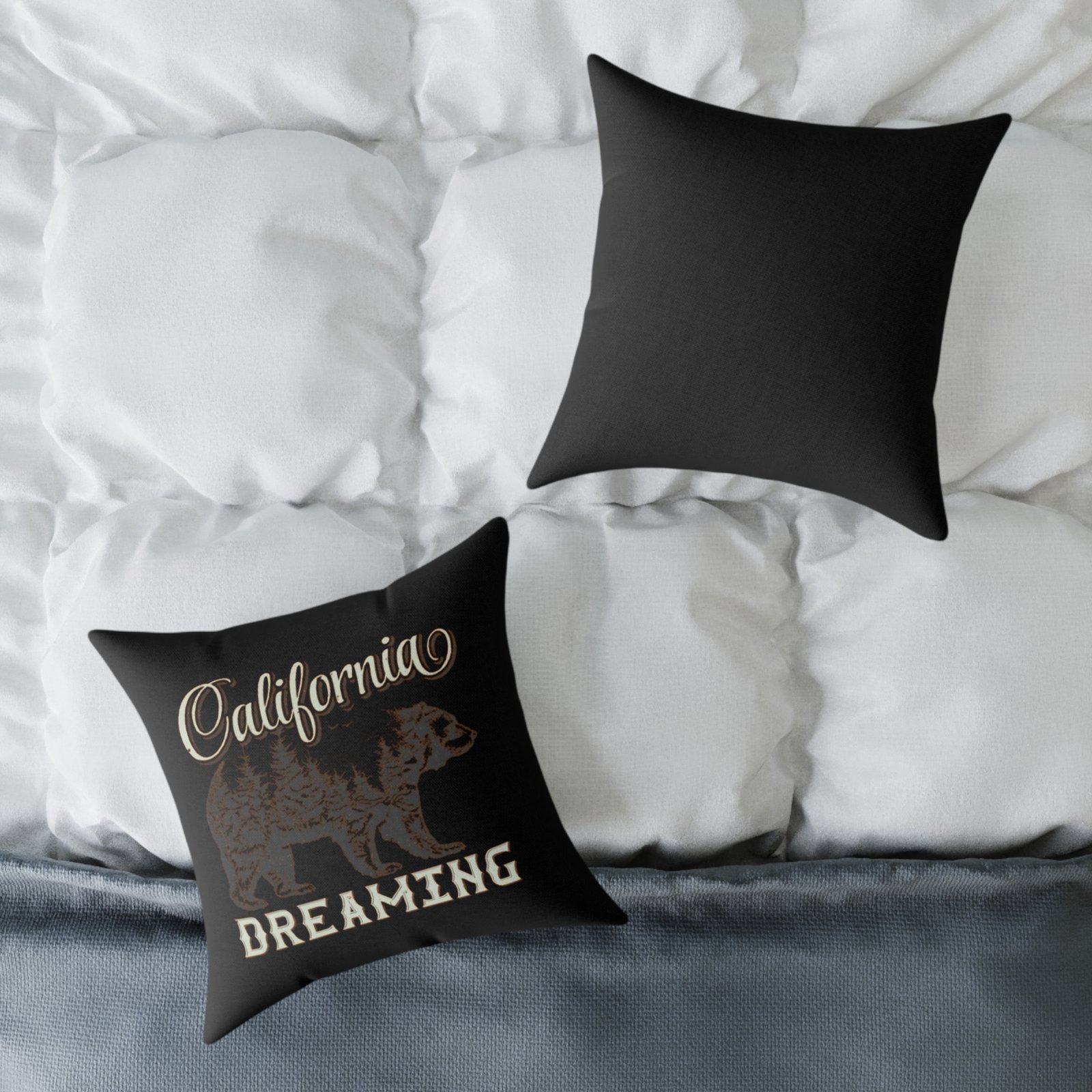 California Dreaming Square Poly Canvas Pillow - Image 8