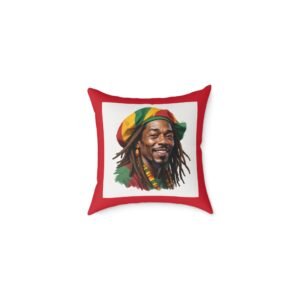 Simply Reggae Square Poly Canvas Pillow