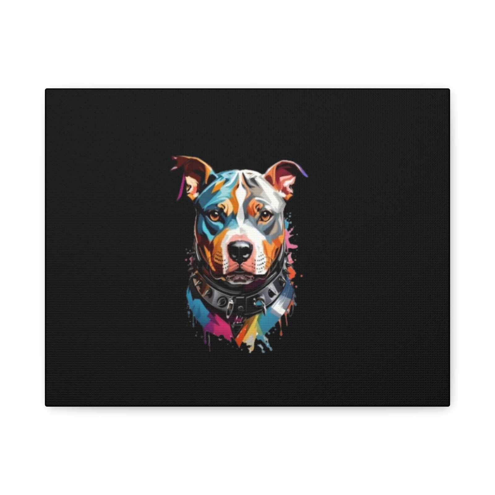 Bull Terrier Dog Canvas Art - 1.25" Stretched Matte Print for Pet Lovers - Image 9