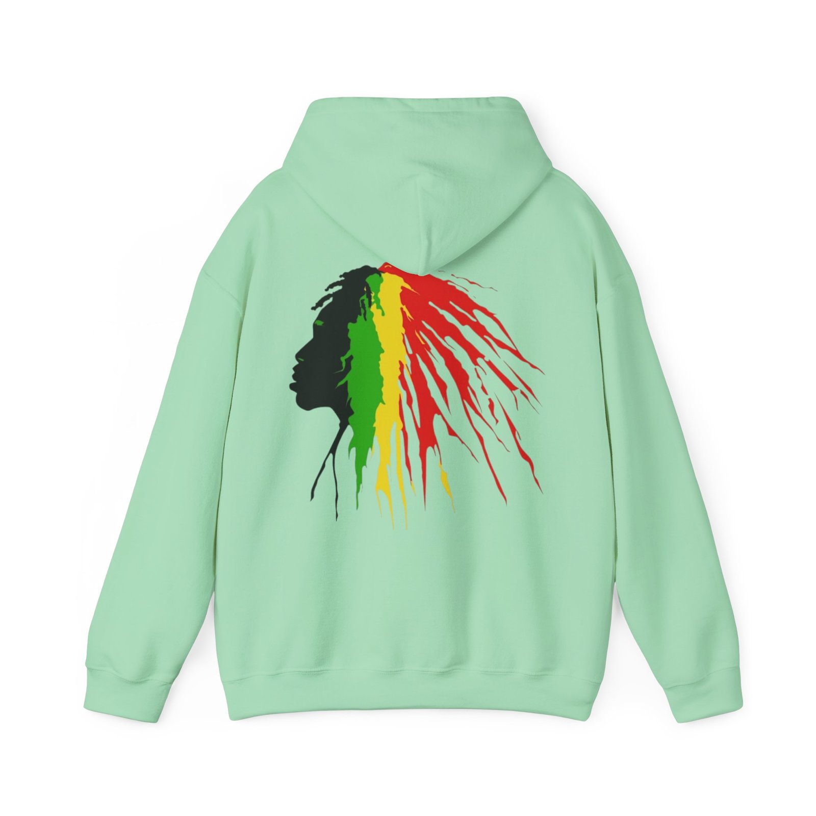 Quote Rasta Reggae Jamaica Hoodie Unisex Heavy Blend™ Hooded Sweatshirt 08 - Image 34