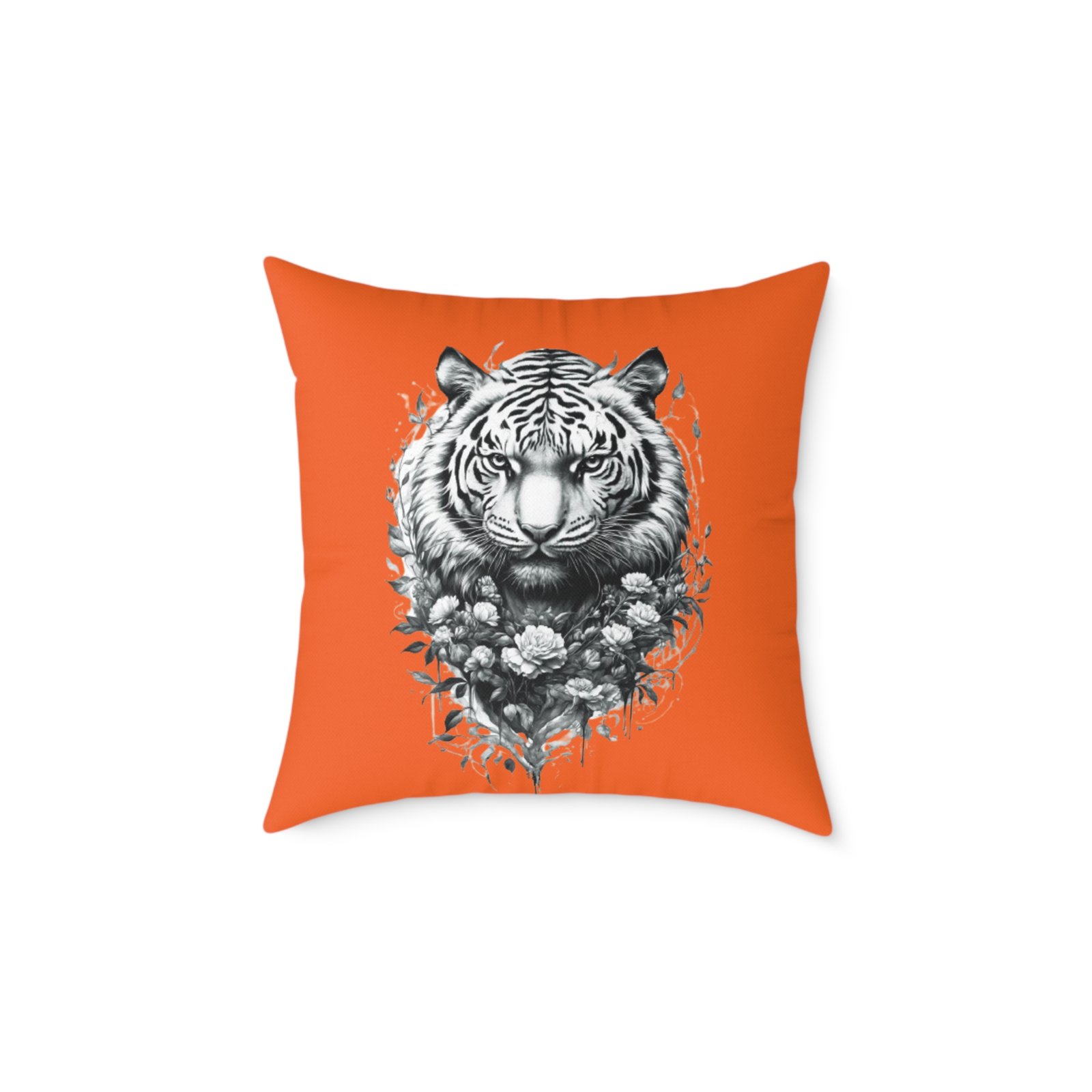Tiger Square Poly Canvas Pillow - Image 9