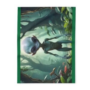 Alien Arctic Fleece Blanket 08