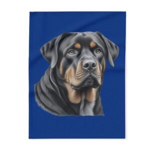 Rottweiller Puppy Arctic Fleece Blanket