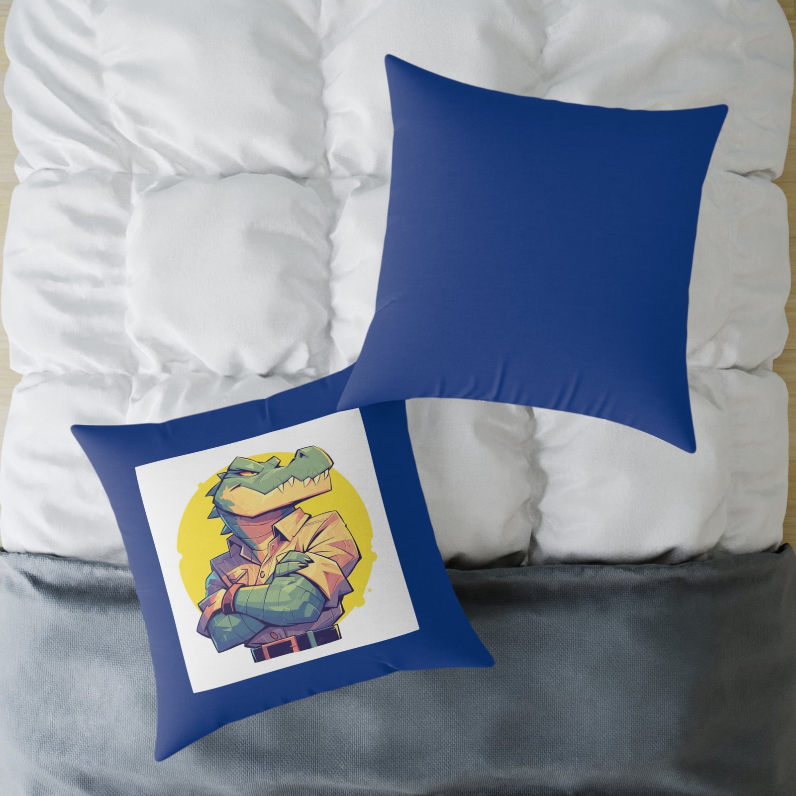 Dinassaur Square Poly Canvas Pillow - Image 20