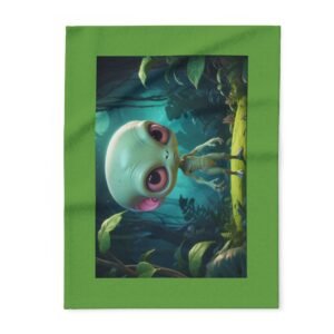 Alien Arctic Fleece Blanket 08