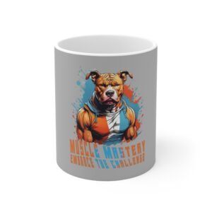 Bull Terrier Ceramic Coffee Cups, 11oz, 15oz
