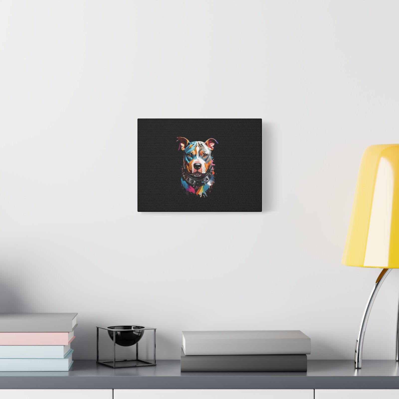 Bull Terrier Dog Canvas Art - 1.25" Stretched Matte Print for Pet Lovers - Image 7
