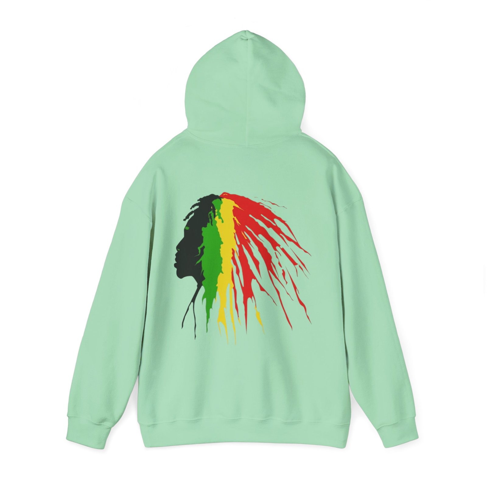 Quote Rasta Reggae Jamaica Hoodie Unisex Heavy Blend™ Hooded Sweatshirt 08 - Image 35