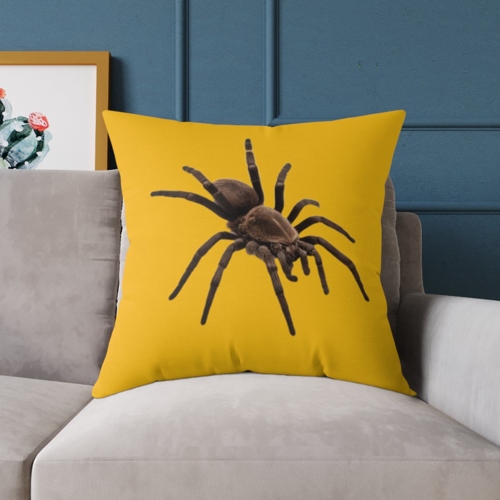 Spider Square Poly Canvas Pillow - Image 19