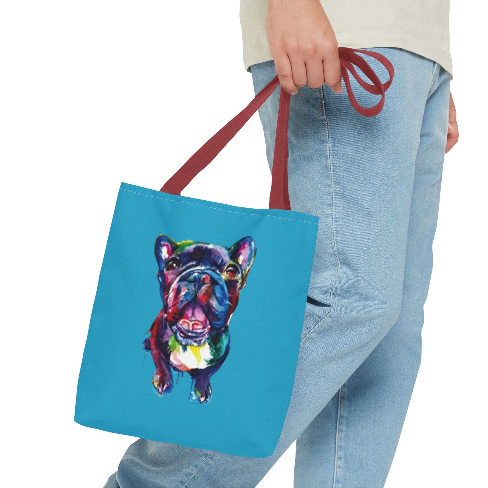 French Bulldog Dog Lover Tote Bag - Stylish Dog Lover's Accessory - Image 7