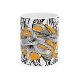 Fishing Fish Water Sports Ceramic Mug - Perfect for Coffee Lovers, Floral Art, Home Decor, Gift Ideas, 11oz, 15oz