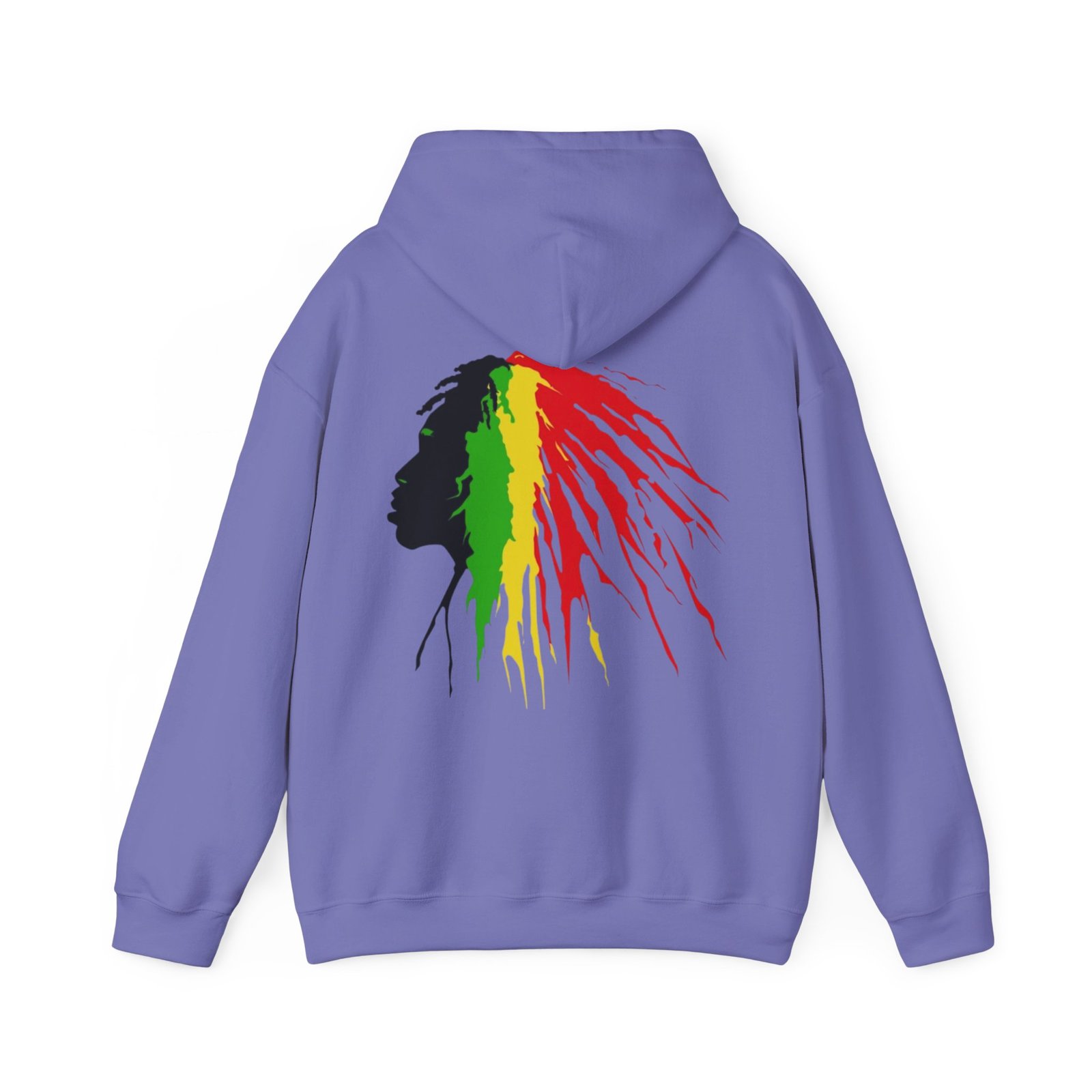 Quote Rasta Reggae Jamaica Hoodie Unisex Heavy Blend™ Hooded Sweatshirt 08 - Image 54