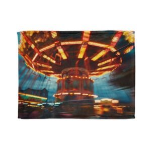 Fairground fun Soft Blanket fairground  fleece cover boat throw bed throw lounge blanket fair ground picture throw travel  gift