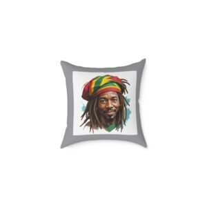 Simply Reggae Square Poly Canvas Pillow