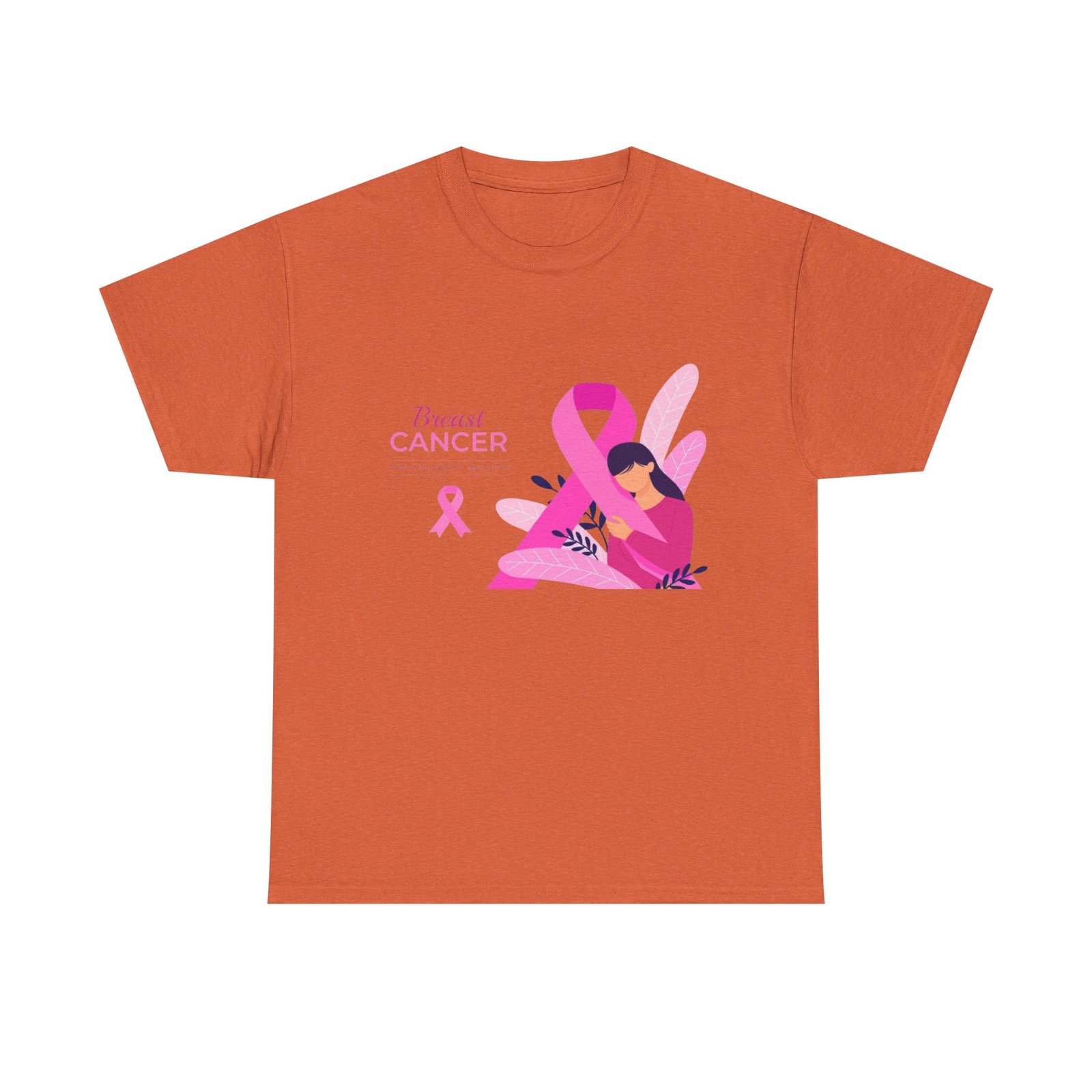 Breast Cancer Awareness Unisex Heavy Cotton Tee - Image 29