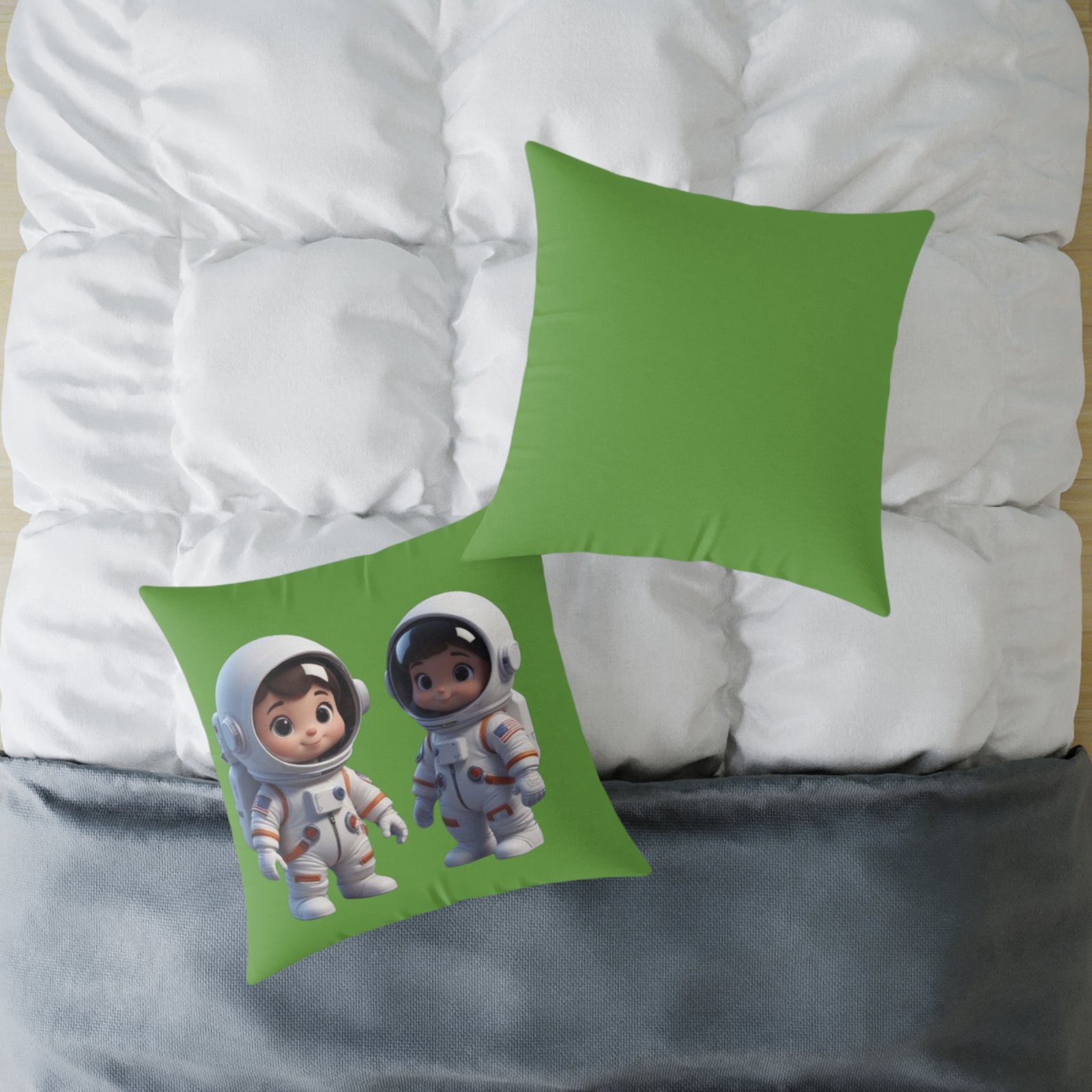 Astronauts Square Poly Canvas Pillow 08 - Image 16