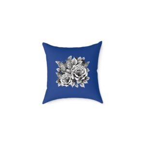 Butterfly Square Poly Canvas Pillow