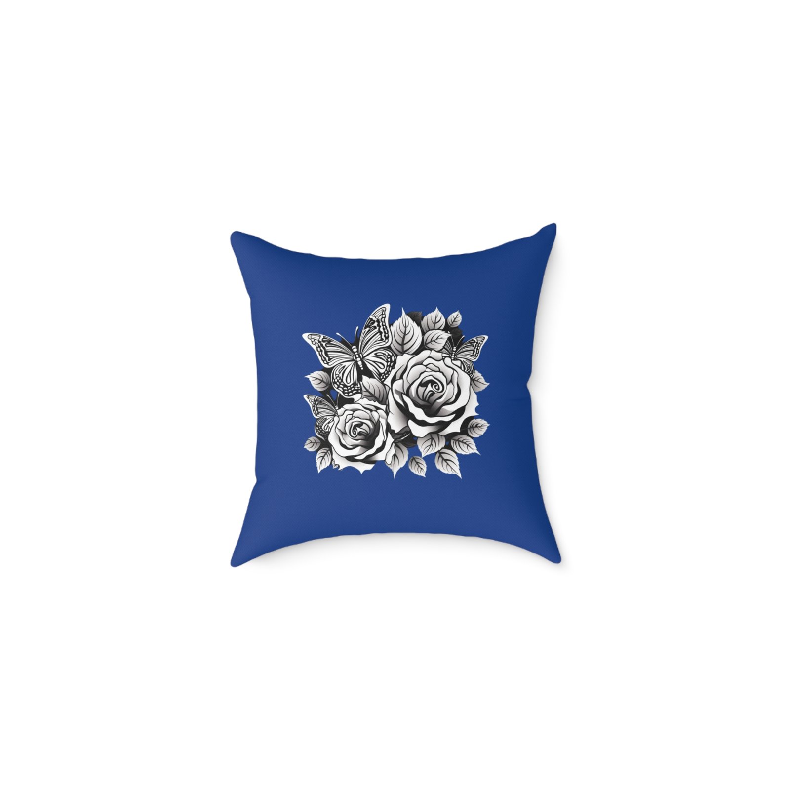 Butterfly Square Poly Canvas Pillow