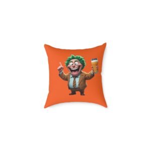 Best Dad Square Poly Canvas Pillow