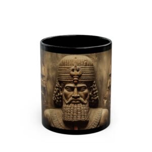 Annunaki Kingly Prin t G ift Mug Black Mug (11oz, 15oz) Annunaki G ift, 08