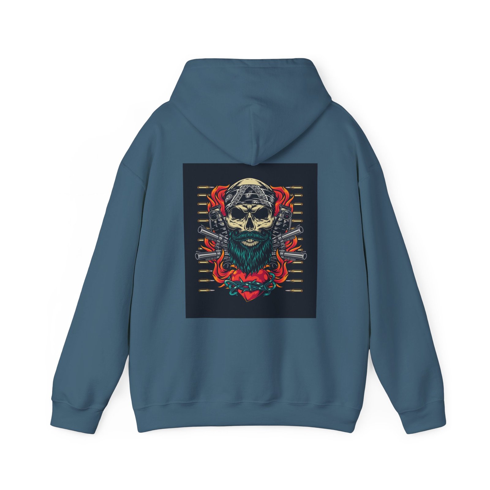 Skull Tattoo Unisex Heavy Blend™ Hooded Sweatshirt - Image 50