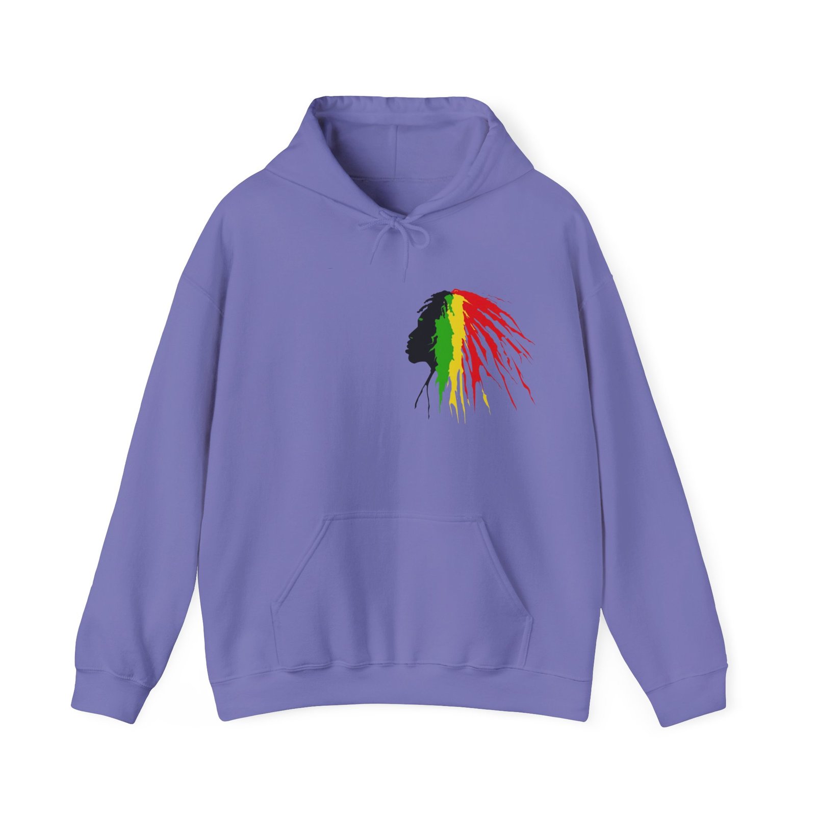 Quote Rasta Reggae Jamaica Hoodie Unisex Heavy Blend™ Hooded Sweatshirt 08 - Image 53