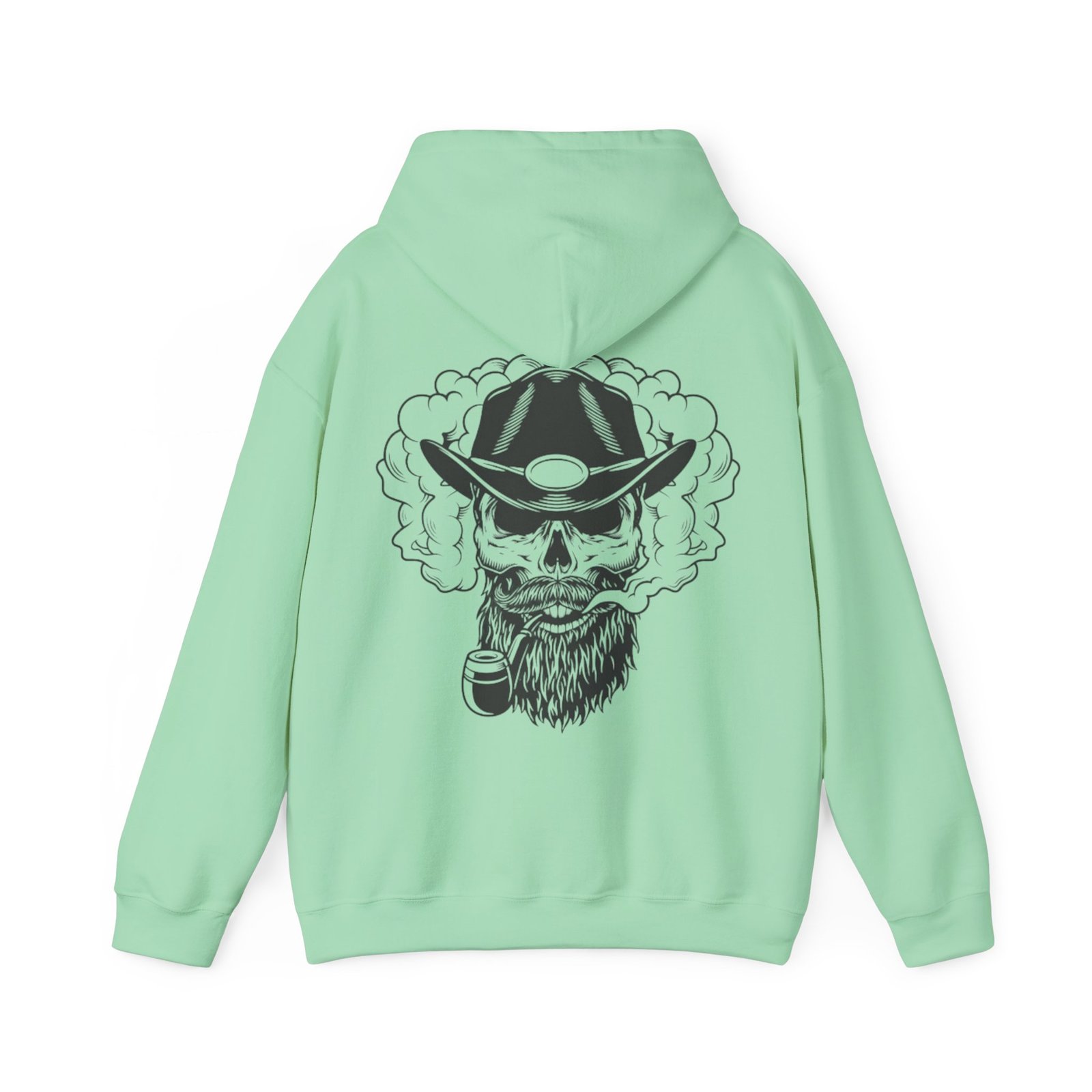 Gangster Skull Tattoo Hooded Sweatshirt. Unisex Heavy Blend™ Hooded Sweatshirt - Image 26