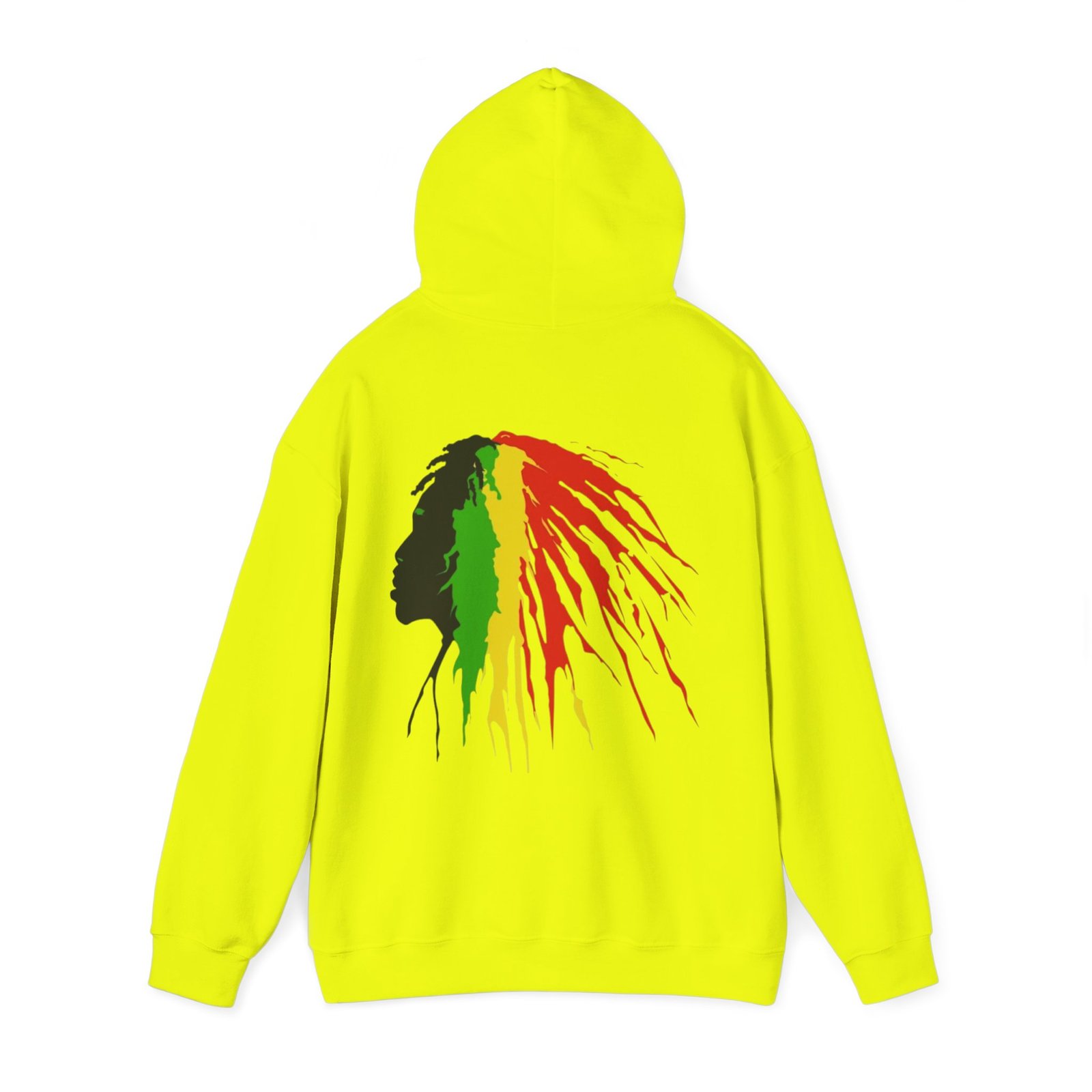 Quote Rasta Reggae Jamaica Hoodie Unisex Heavy Blend™ Hooded Sweatshirt 08 - Image 31
