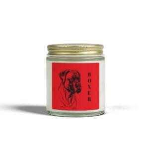 Boxer Dog Lover Scented Candles, Home Decor Gift, Unique Candle for Dog Owners, Pet-Themed Aromatherapy, French Bulldog Inspired