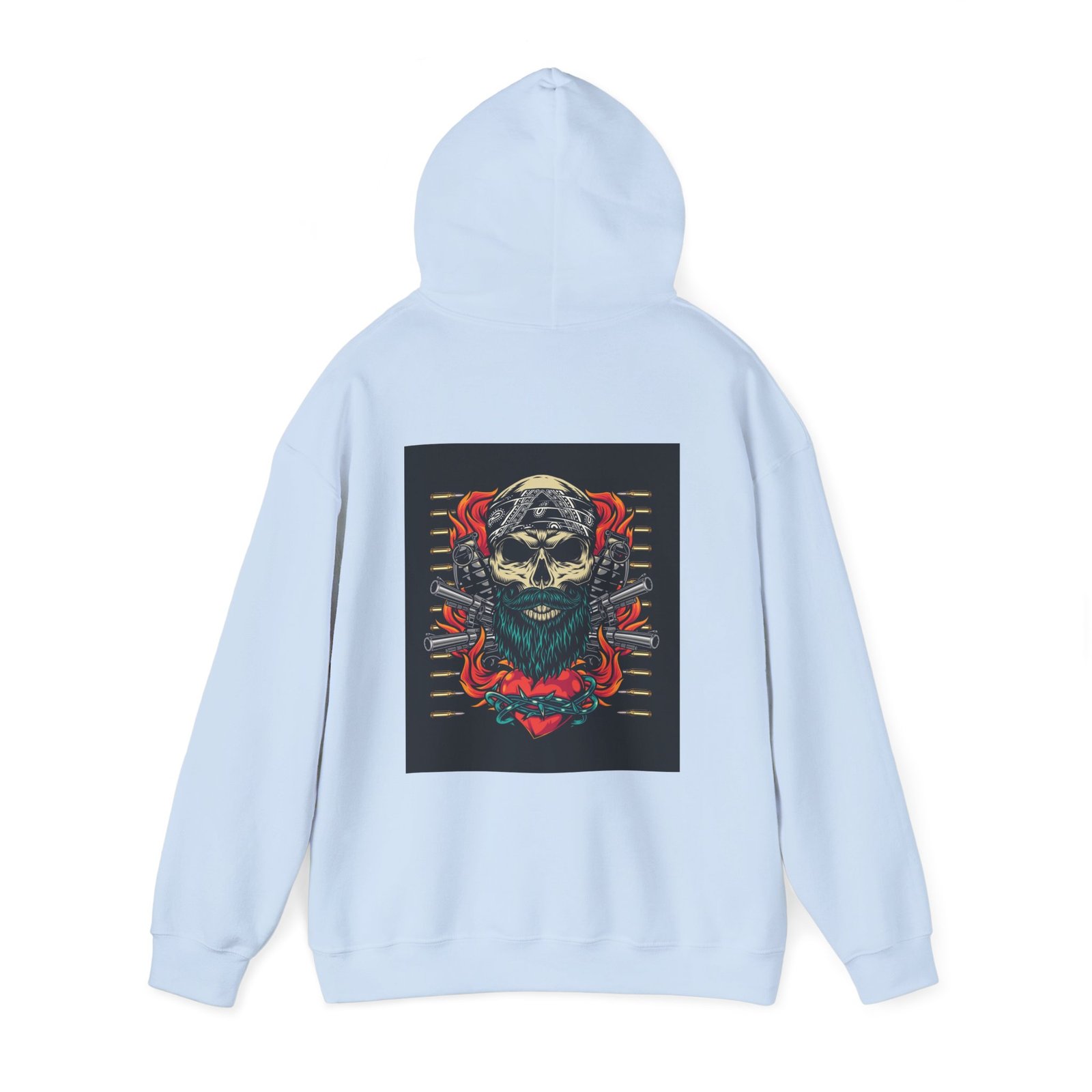 Skull Tattoo Unisex Heavy Blend™ Hooded Sweatshirt - Image 43