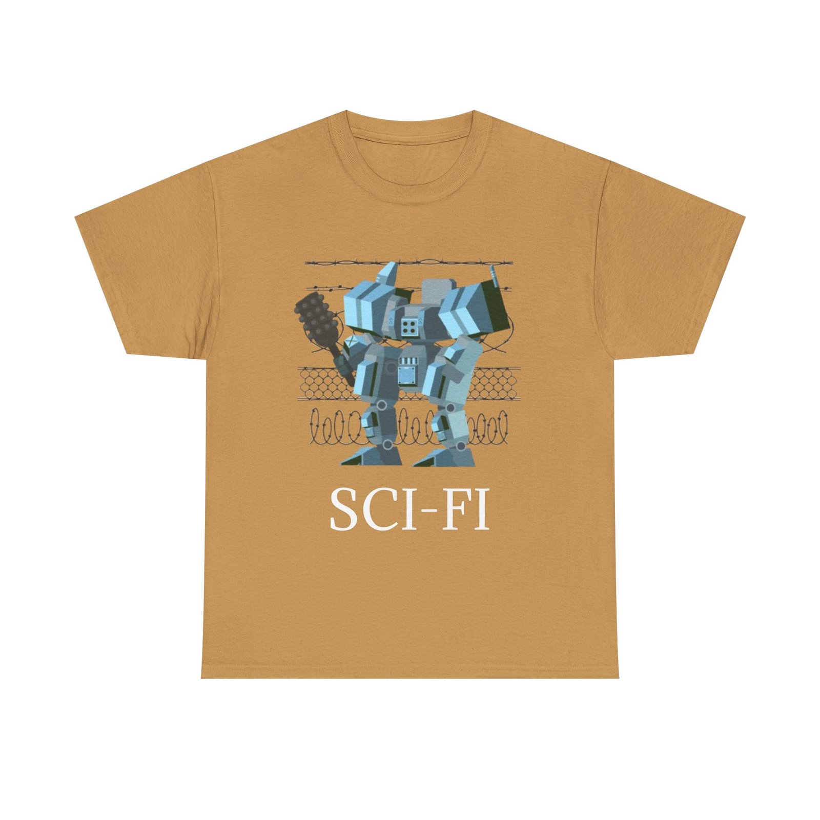 Sci-Fi Robot Futuristic Tee, Unisex Cotton T-Shirt, Geeky Clothing, Perfect Gift for Sci-Fi Lovers, Casual Wear, Unique Graphic Tee - Image 21