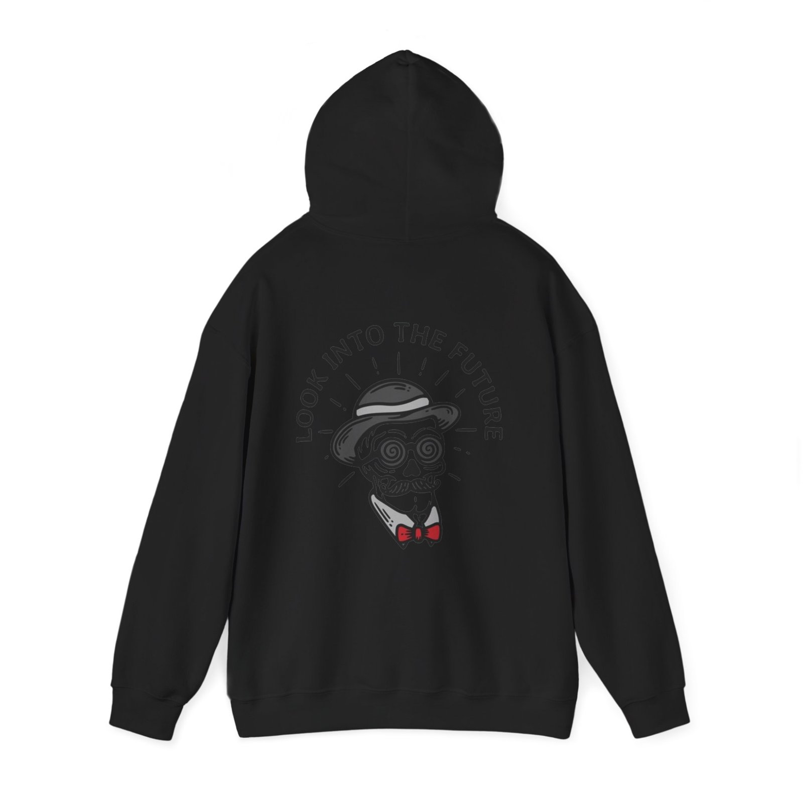 Gangster Skull Tattoo Hooded Sweatshirt. Unisex Heavy Blend™ Hooded Sweatshirt - Image 11