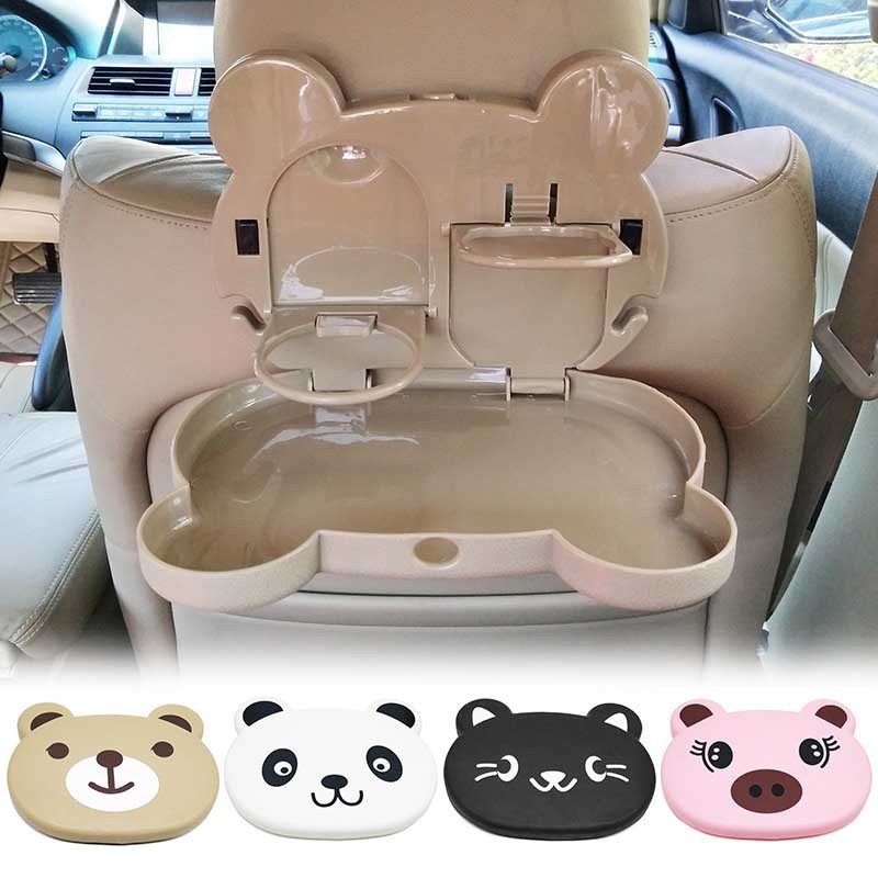 Child Car Seat Table Car Seat Tray Storage Kids Toy Food Water Holder Children Portable Table For Car Baby Food Desk ABS - Image 3
