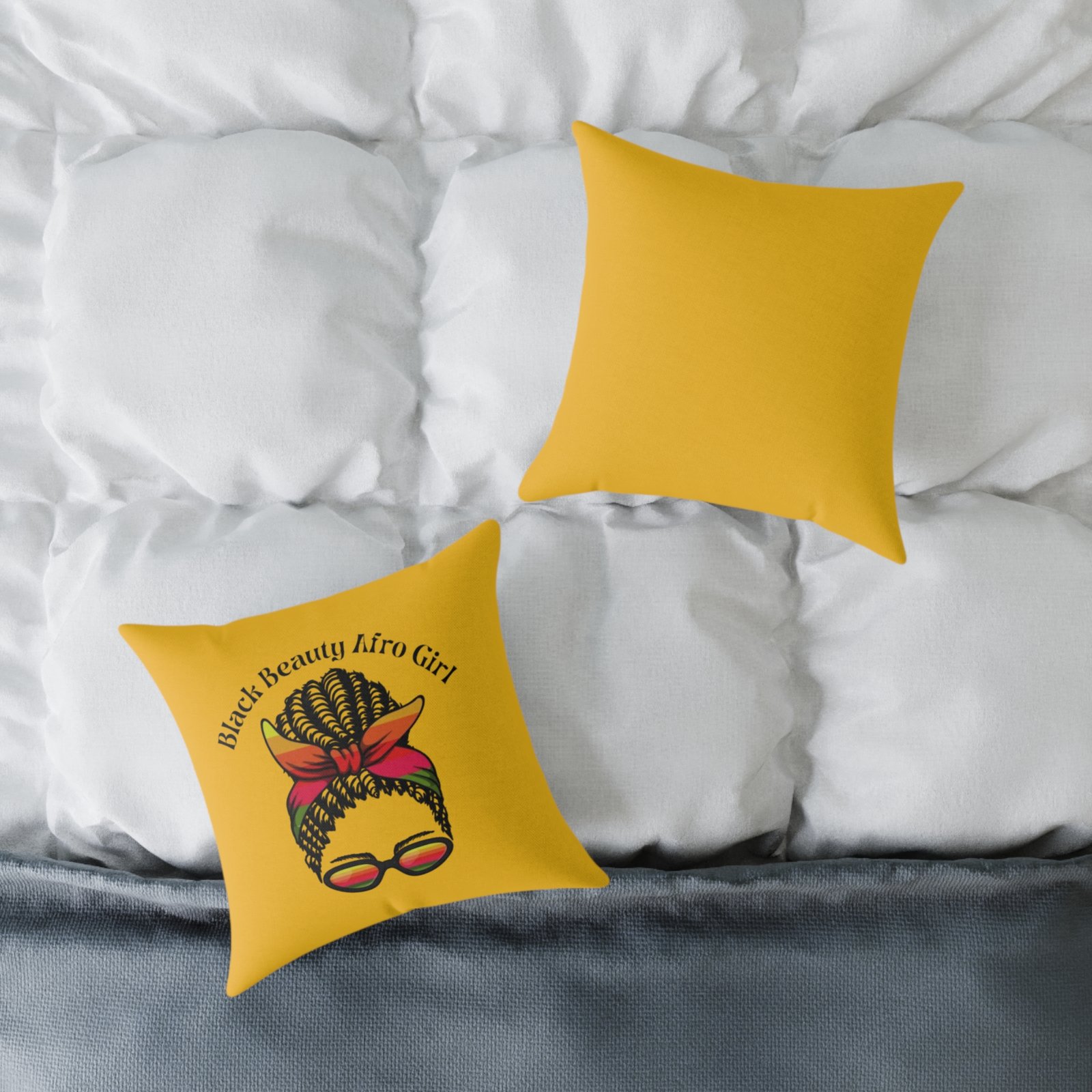 Jamaica Reggae Rasta Music Spliff Cannabis Square Poly Canvas Pillow 08 - Image 4