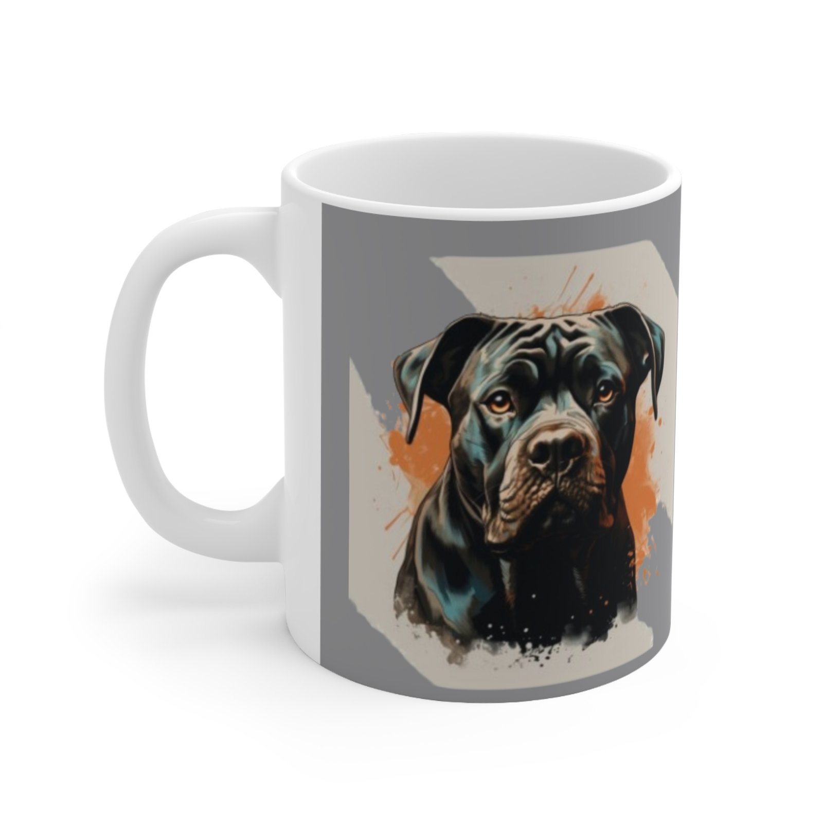 Bull Terrior Ceramic Coffee Cups, 11oz, 15oz - Image 2