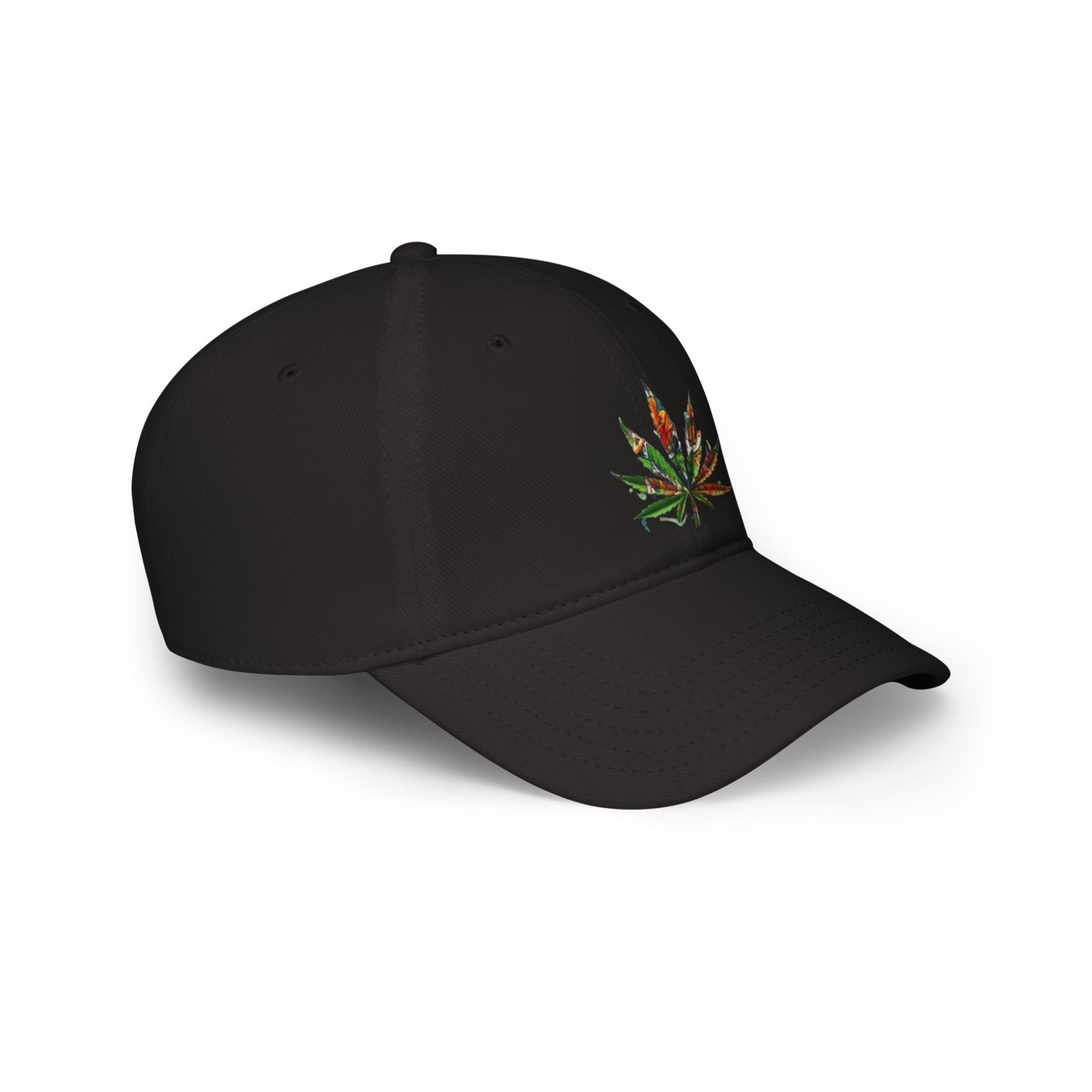 Rasta Music Reggae Jamaica Cannabis Marajuana Low Profile Baseball Cap - Image 7