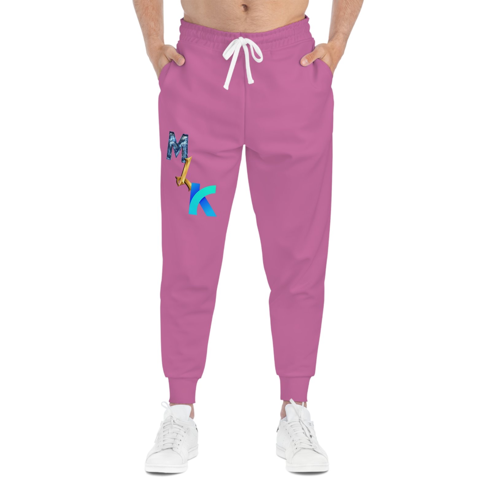 Athletic Joggers with MLK Design, Comfortable Jogging Pants, Sportswear Gift, Activewear, Fitness Apparel, Red Joggers - Image 3