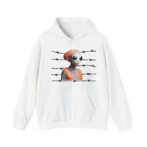 Futuristic Robot Hoodie - Sci-Fi Alien Design