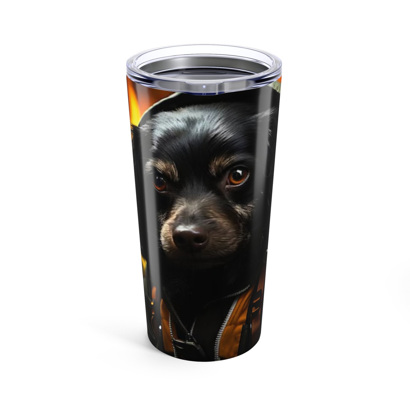 20oz Dog Lover Tumbler | Green Pet Design | Perfect Gift for Animal Enthusiasts