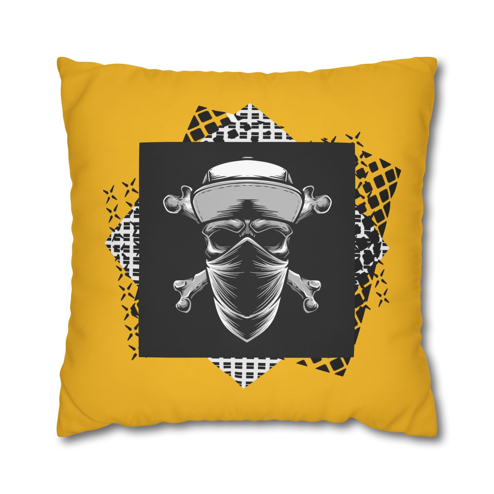 Gangster Square Poly Canvas Pillowcase - Image 17