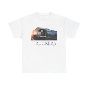 Truckers Lorry Transport Truckers Lorry Unisex Heavy Cotton Tee - Truckers Life, Casual Tee, Truck Driver Gift, Travel Apparel, Road Trip Shirt, Everyday Comfort