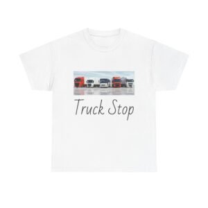 Truckers Lorry Transport Truckers Lorry Unisex Heavy Cotton Tee - Truckers Life, Casual Tee, Truck Driver Gift, Travel Apparel, Road Trip Shirt, Everyday Comfort