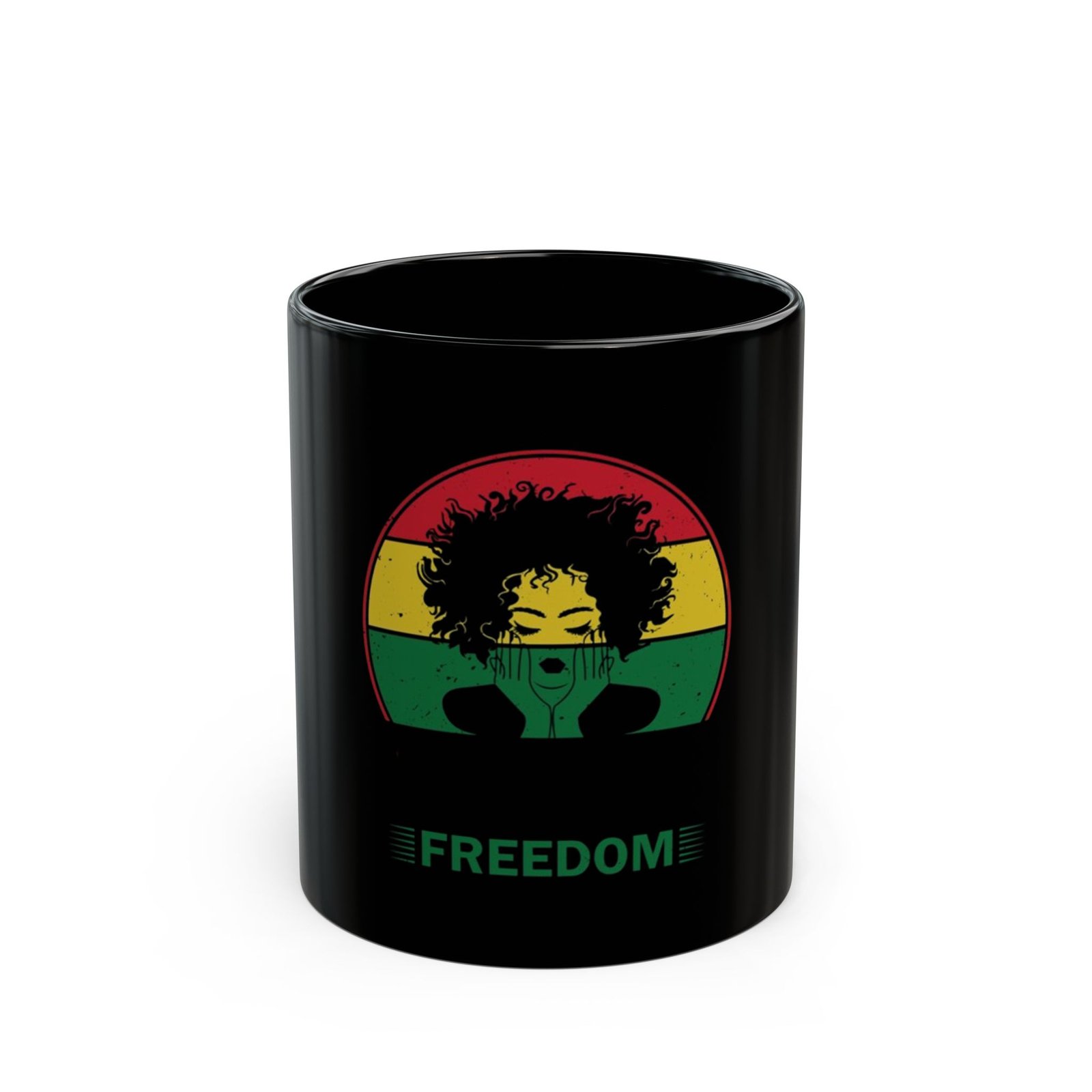 Reggae Music Rasta Jamaica Black Mug (11oz, 15oz)
