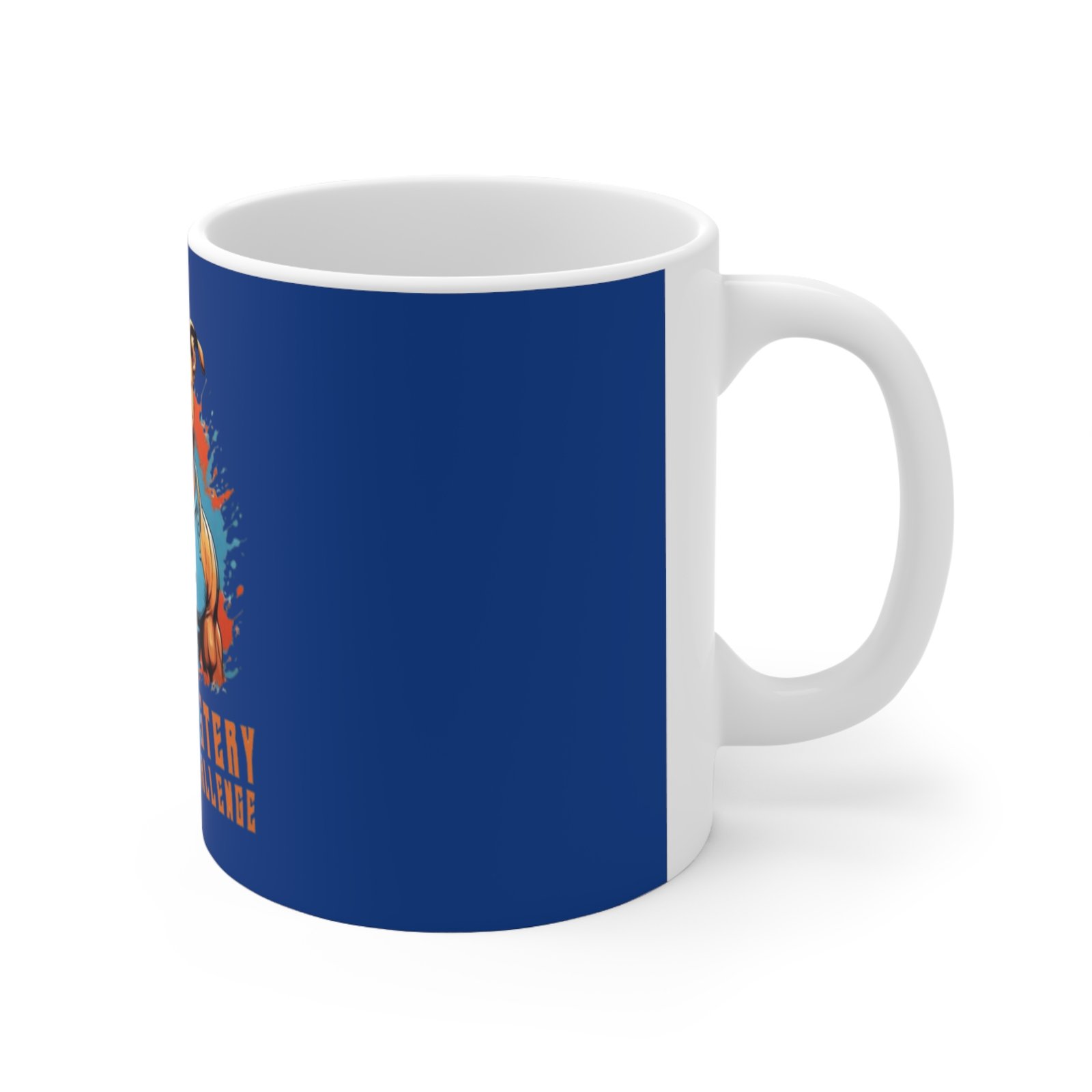 Bull Terrier Ceramic Coffee Cups, 11oz, 15oz - Image 3