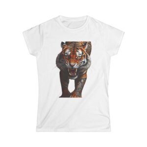 Tiger Design Tattoo Soft  style Tshirt