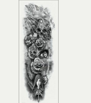 Waterproof full arm tattoo sticker - Image 3