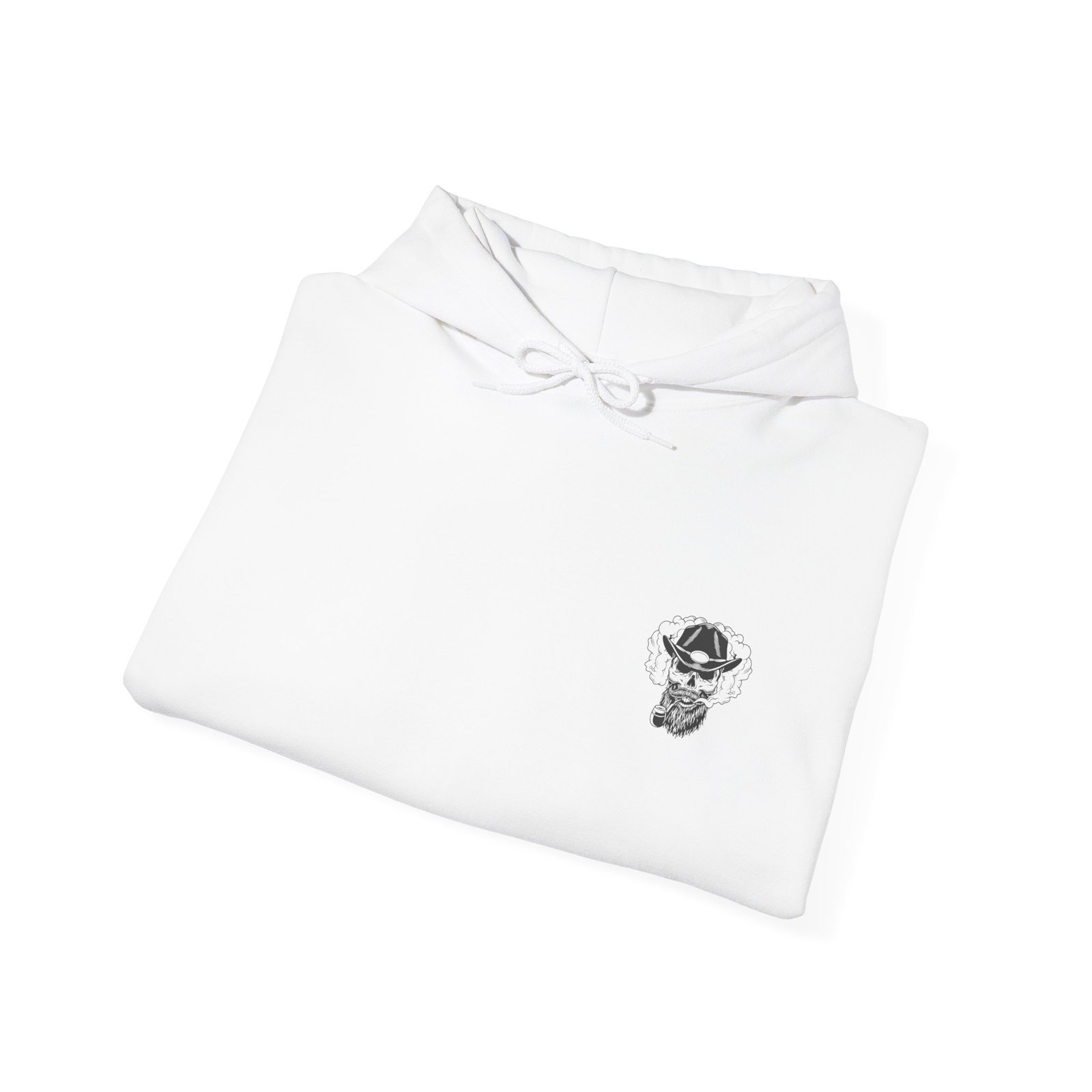Gangster Skull Tattoo Hooded Sweatshirt. Unisex Heavy Blend™ Hooded Sweatshirt - Image 4