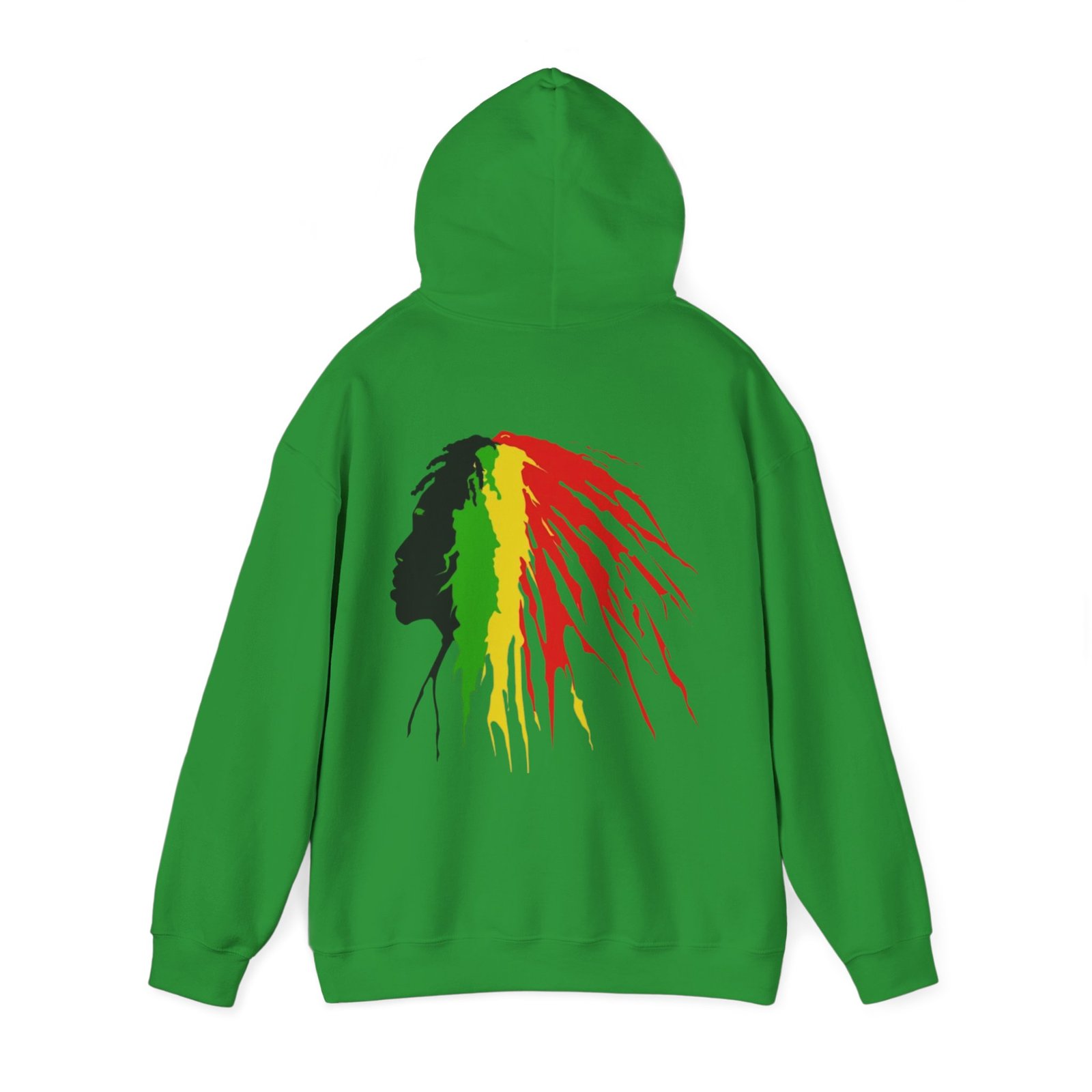 Quote Rasta Reggae Jamaica Hoodie Unisex Heavy Blend™ Hooded Sweatshirt 08 - Image 43